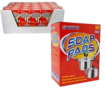 STÅLULL MED SÅPE 10 PK DISP