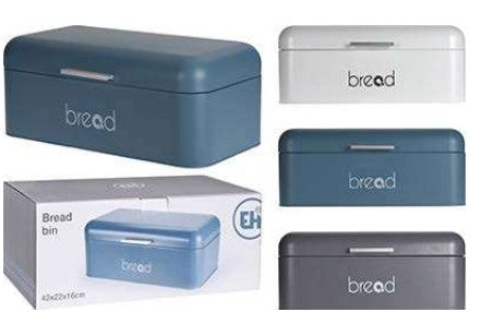 BRØDBOKS METALL 42 X 22 X 16 CM