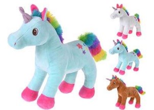 KOSEDYR ENHJØRNING PLYSJ