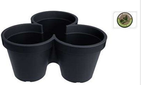 BLOMSTERPOTTE 3 I 1 44 X 20 CM