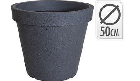 BLOMSTERPOTTE RUND Ø 50 CM H:43 CM