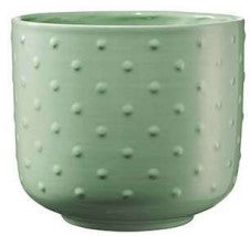BLOMSTERPOTTE Ø 13 CM LYS GRØNN