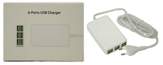 SKJØTEKONTAKT TIL USB 6A