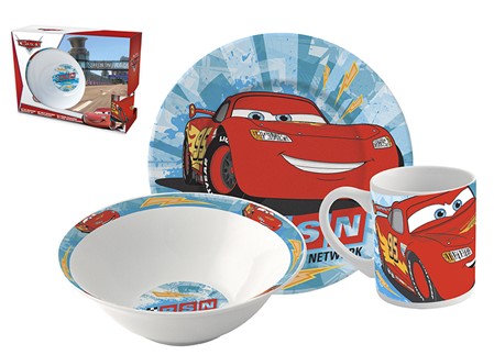 SERVISE CARS KERAMIKK 3 DEL