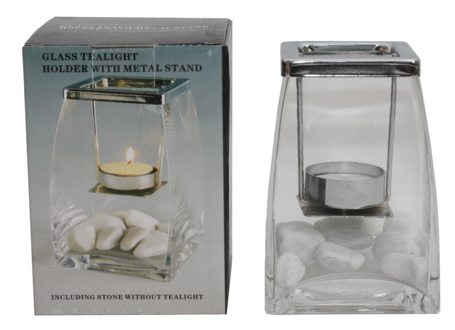 TELYSHOLDER MED STEIN H 13 CM