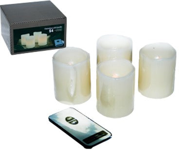 KUBBELYS 4 PK FJERNKONTROLL