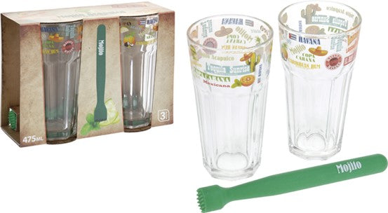 DRINKE GLASS 2 PK 475 ML