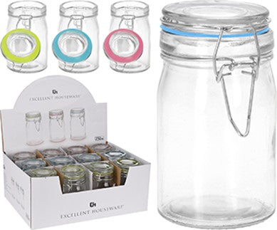 GLASSKRUKKE MED LOKK 250 ML