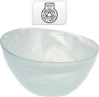 GLASSBOLLE OVAL Ø30 CM H:21 CM