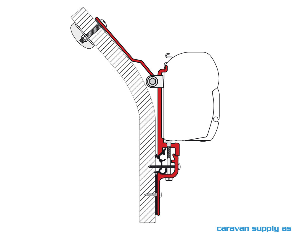 Feste F45 Eriba Touring 3x8cm feste 98655-283