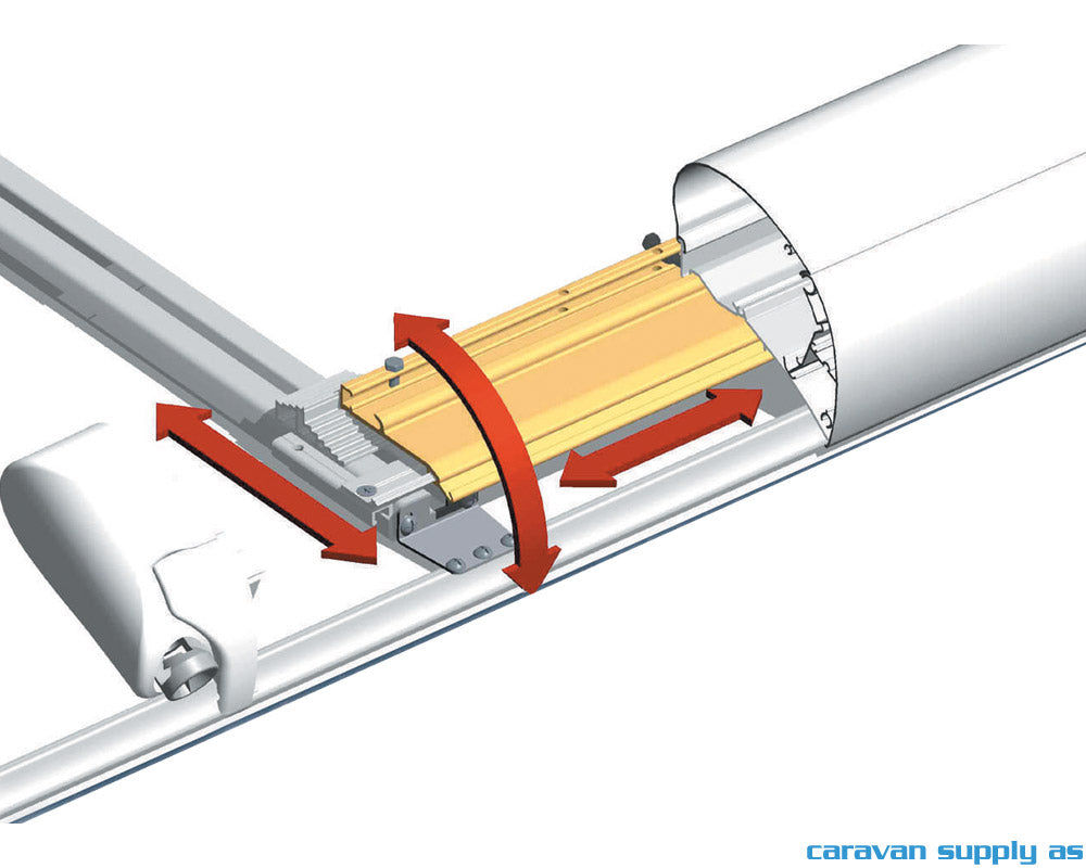 Feste Omnistor 6/9-serie 2 mounting rails + adapte