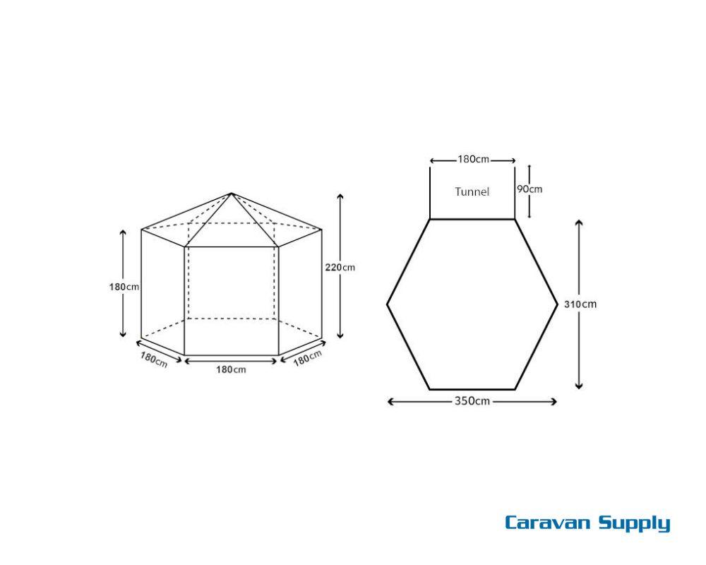 Telt FMT POP UP med tunnel