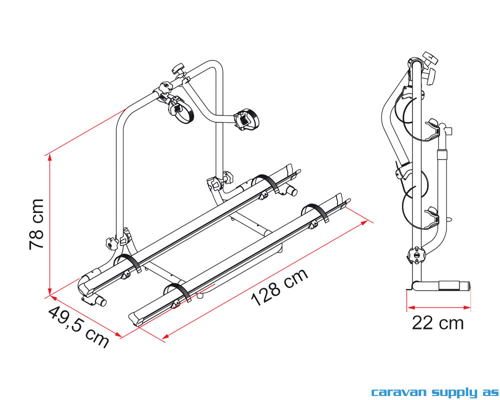 Sykkelstativ Carry Bike Garage Plus