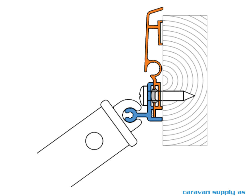 Adapter til Thule Sport G2 W150/Hobby (2014)