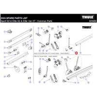 Sport G2 endcap + wheel straps for v-rail (2x) 150