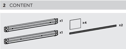 SYKKELSTATIV Thule Mounting Rail Ducato/Jumper/Boxer >2007