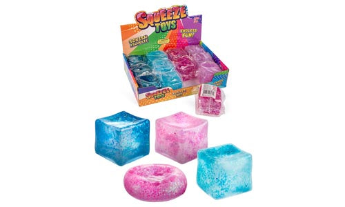 SQUEEZY FIRKANTmGLITTER