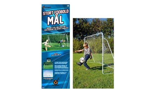 STORT FOTBALLMÅL 240x150c Pris pr. stk