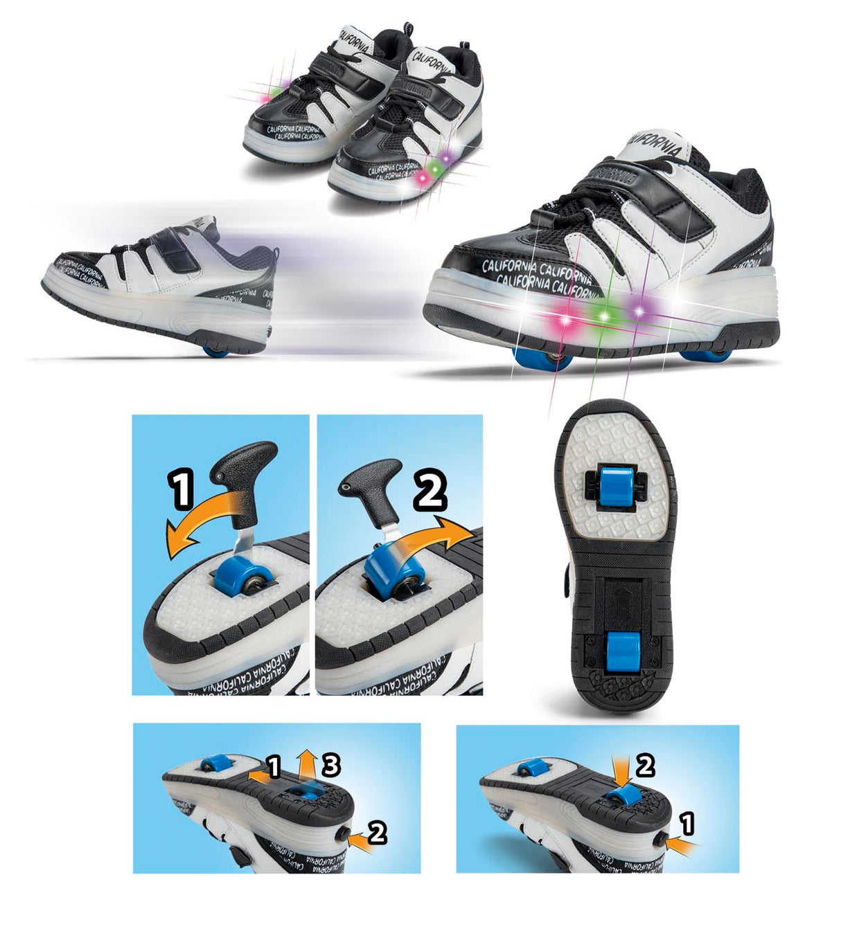 ROLLERBOOTS MED 10 LYS Pris pr. stk