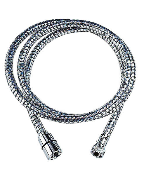 Dusjsett Julia hvit m/1,5m slange krom