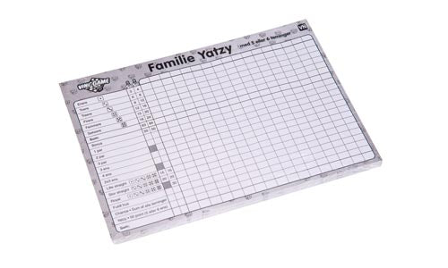 FAMILIE YATZY BLOKk2 STK Pris pr. stk