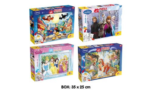DISNEY PUSLE 108pc 4 ASST Pris pr. stk