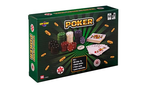 Vini Pokerchips+Kørt Sett