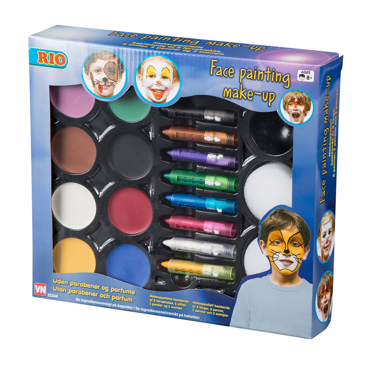 8 Stift +8 Palletter