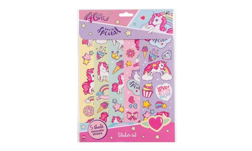 4-Girlz Stickersett 5Ass