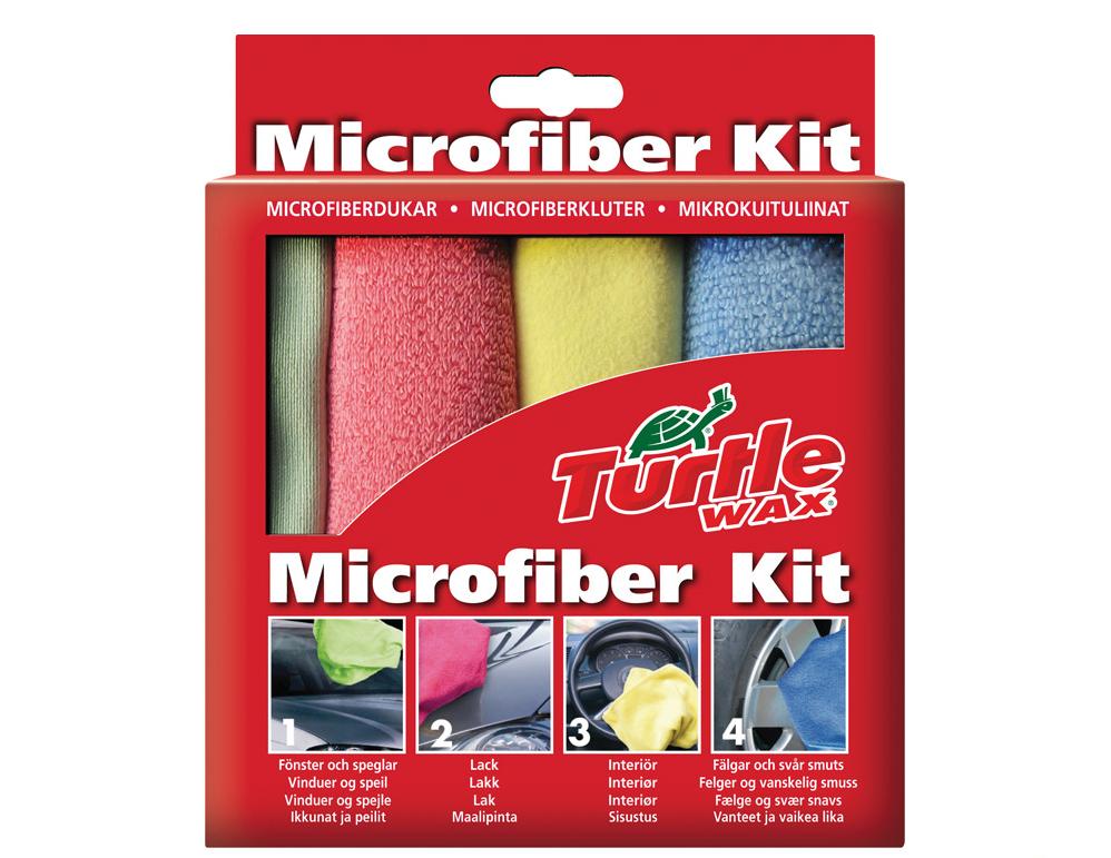 Turtle Wax mikrofiberkluter 4stk