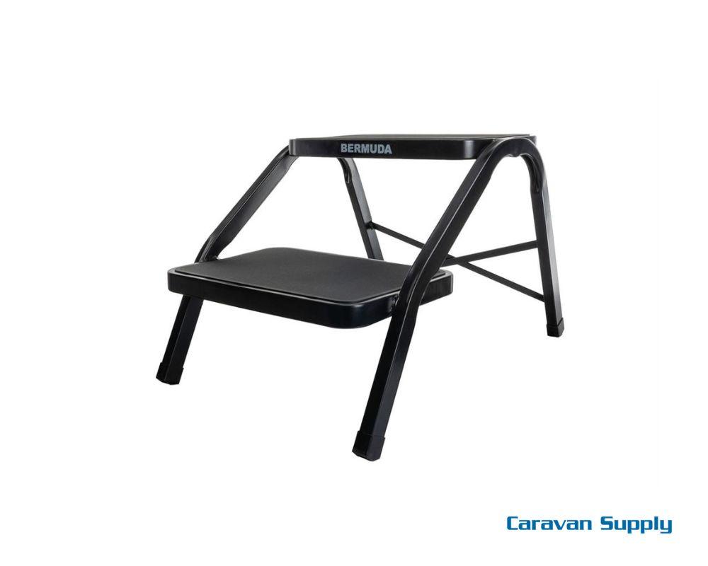 Trinn Bermuda dobbel stål Svart