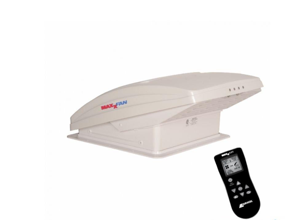 Takluke MaxxFan Deluxe hvitt glass 00-07000KI40
