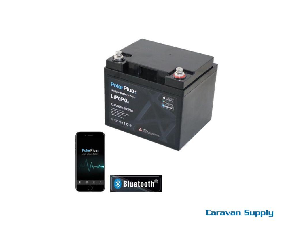 Litiumbatteri PolarPlus+ 12V 50AH BMS BT