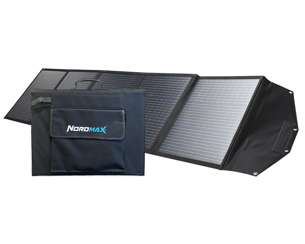 Vikbar Solcellspanel 200W