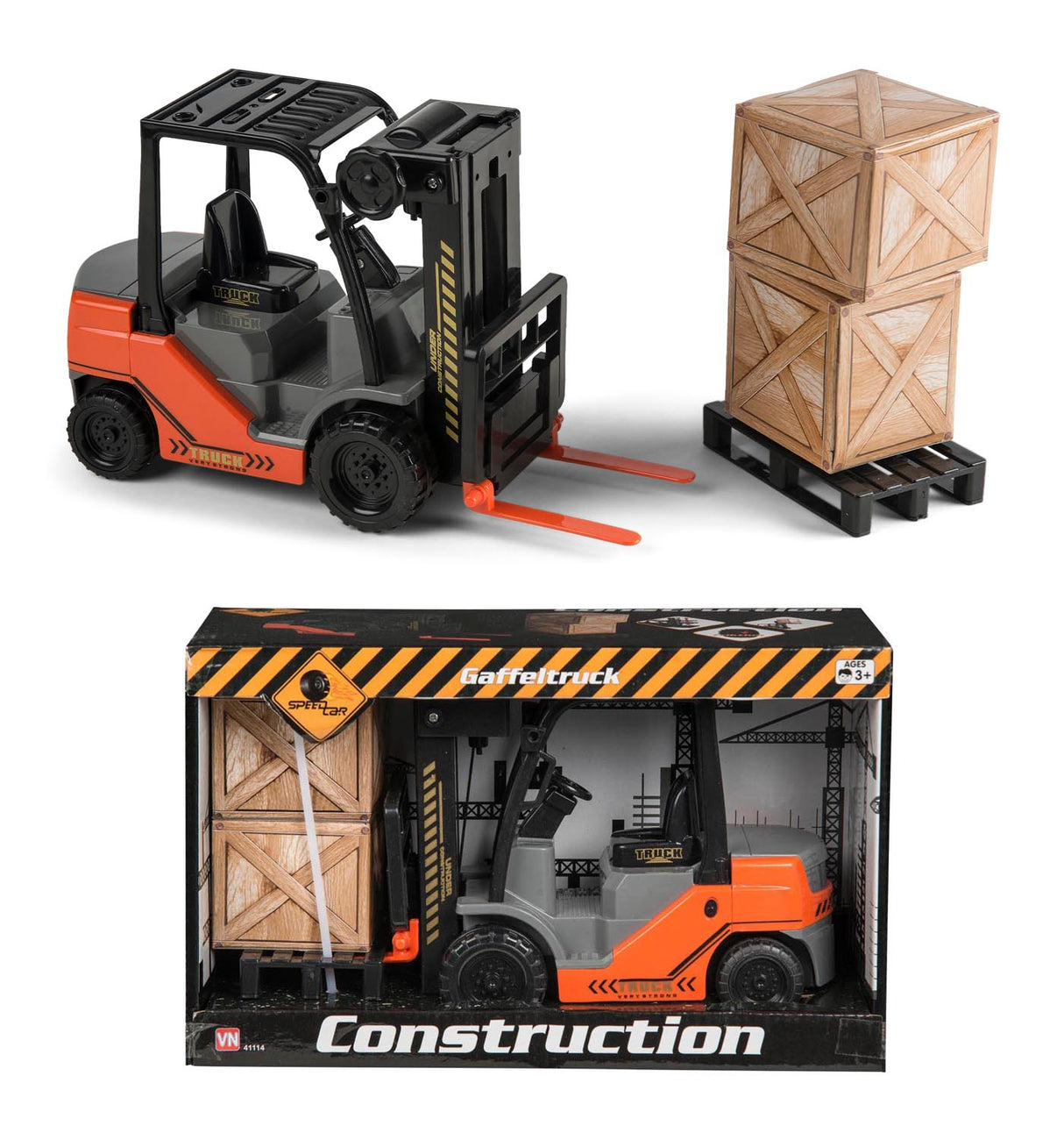 Gaffeltruck Mpalle+pakker