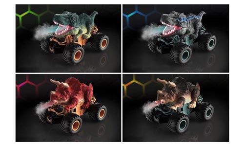 R/C DINOSAURmSPRAY 4 ASS Pris pr. stk