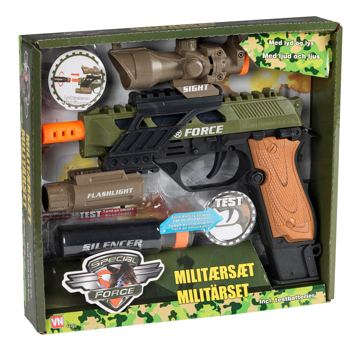 Militær Pistol Sett