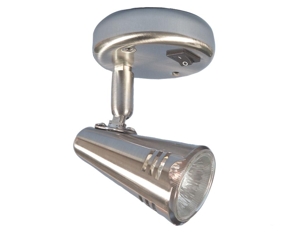 Lampe Annika m/1 spot+bryter 12V matt krom