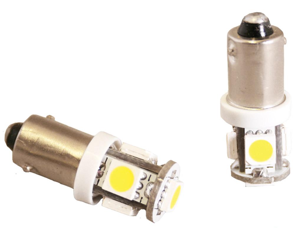 Lyspære BA9S LED 41 lumen 0,5W (6W) 12V 11x29mm