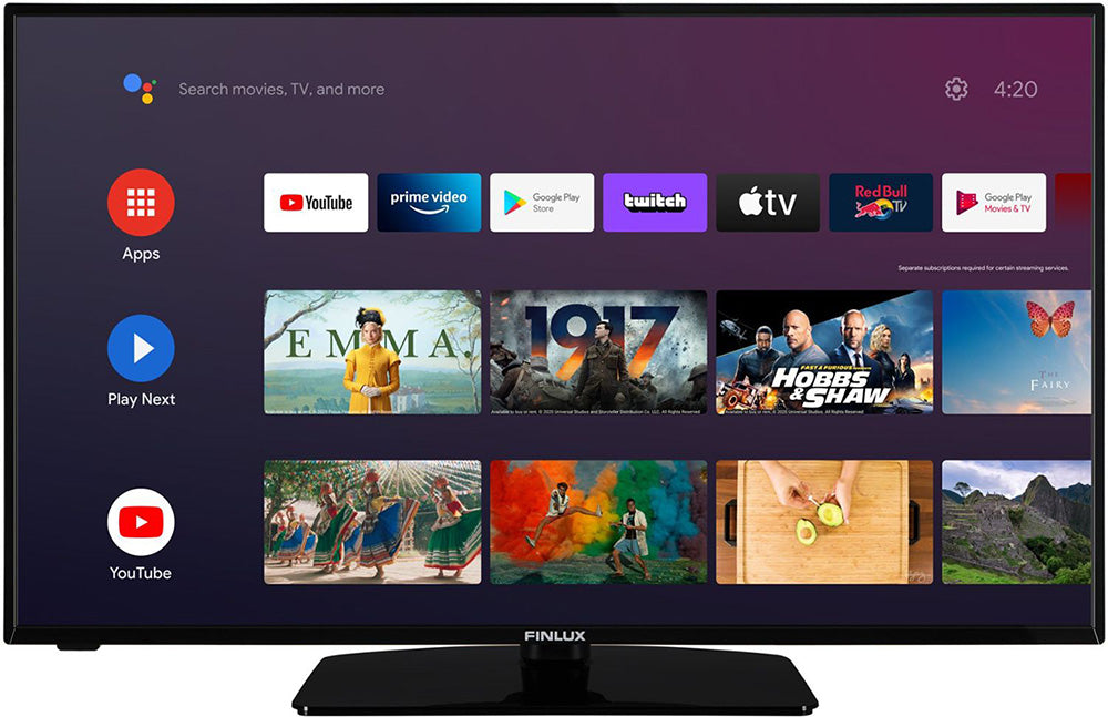 TV Finlux 22" med DVD 12V/230V LED Smart
