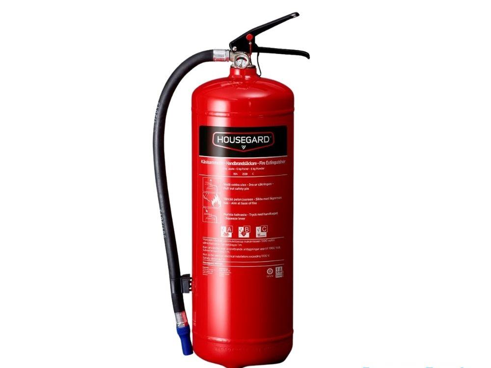 Brannslukningsapparat Housegard 6kg ABC-pulver ink
