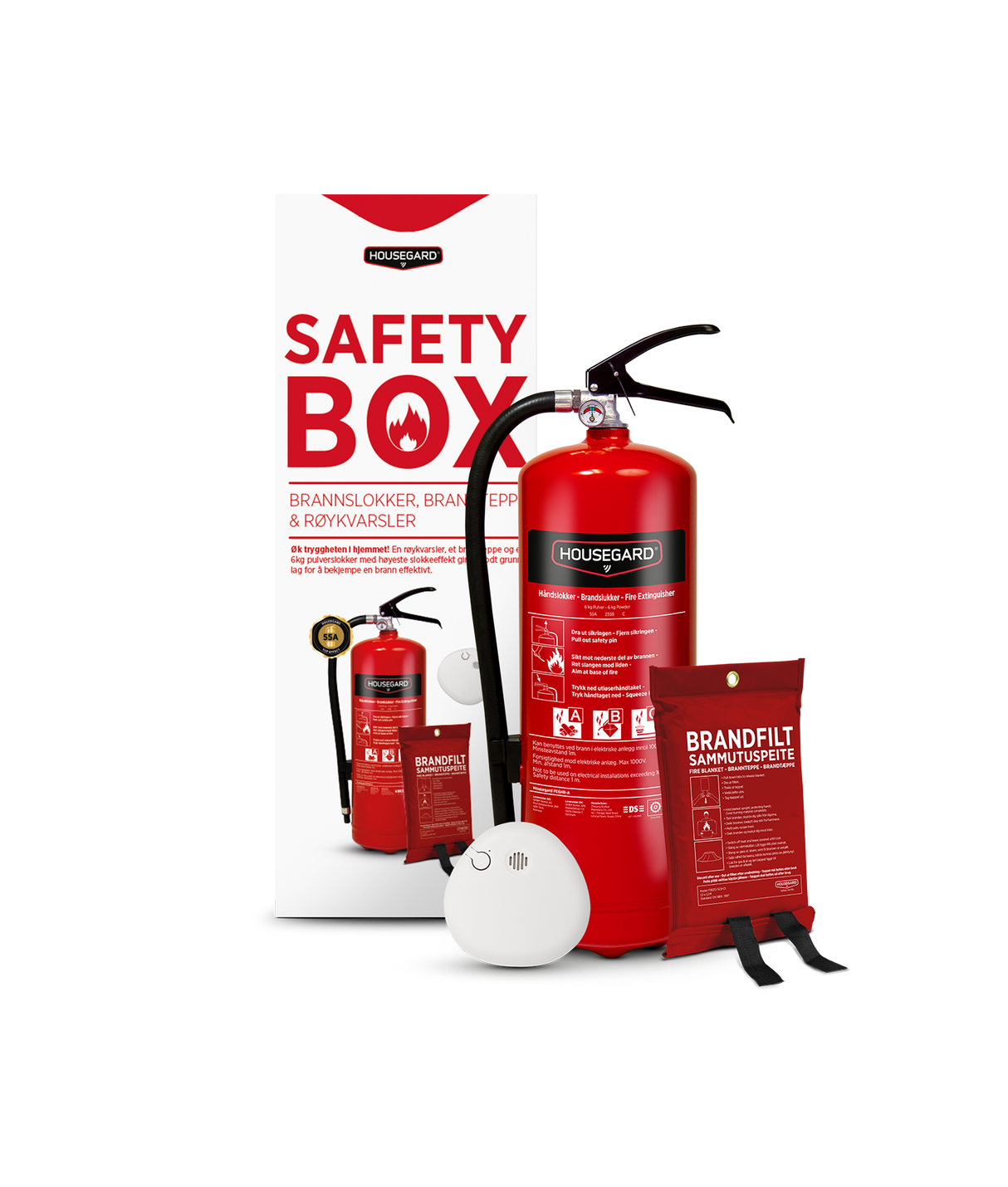 Safety Box rød
