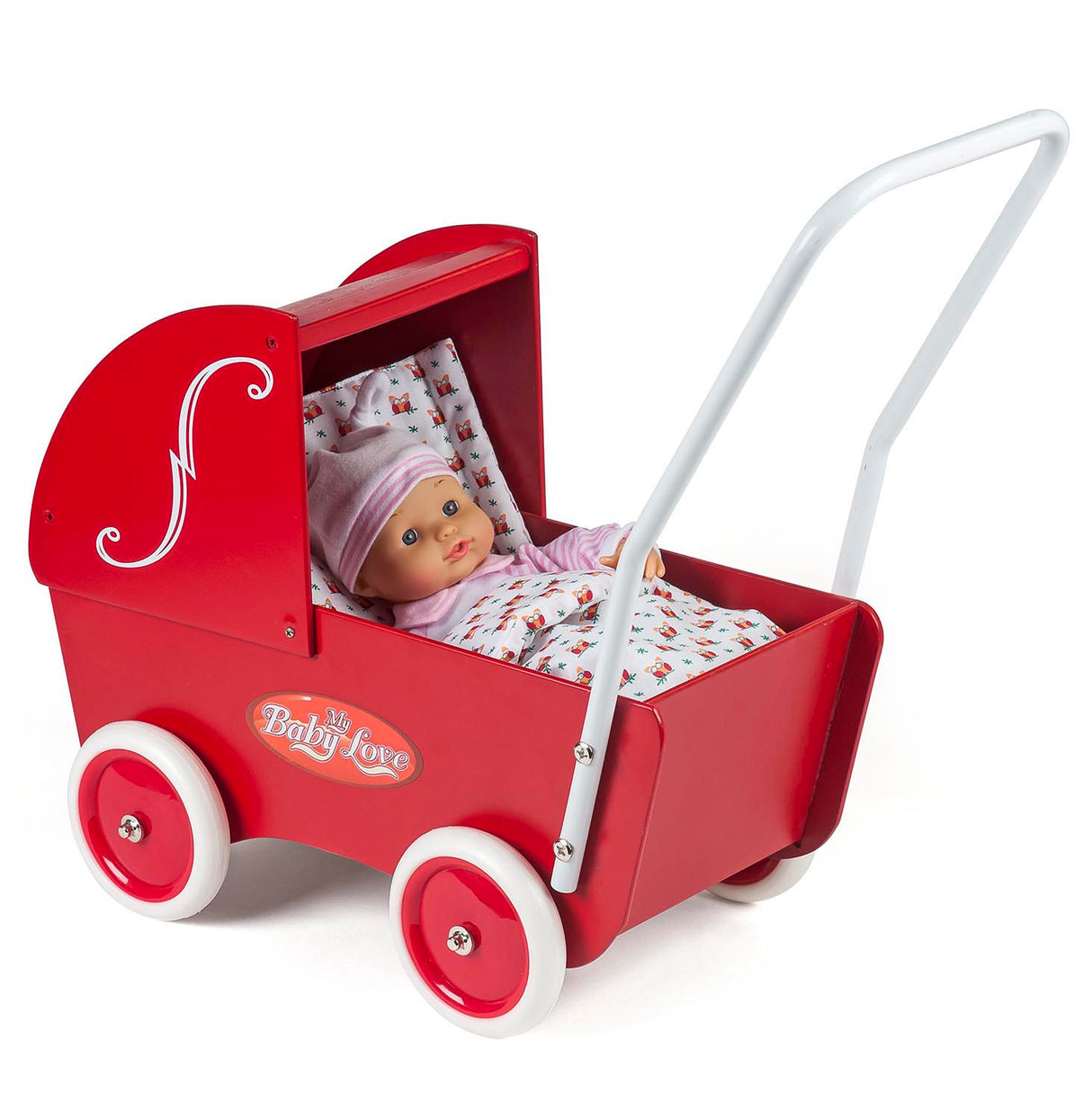 MY BABY RØD TREDUKKEVOGN Pris pr. stk