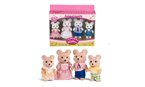 ANIMALCITY MUSEFAMILIE 4d Pris pr. stk