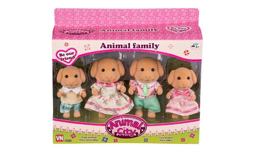 ANIMALCITY HUNDFAMILIE 4d Pris pr. stk