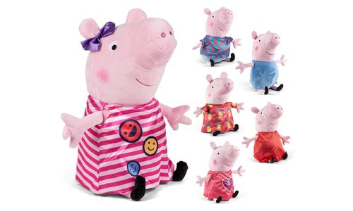 PEPPA GRIS 42cm 6 ASST Pris pr. stk