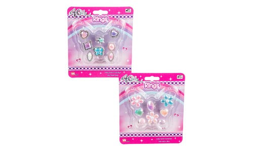4-girlz 8xfingerringe Assortert