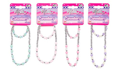 4-GIRLZ HALSKJEDE & ARMBÅ Pris pr. stk