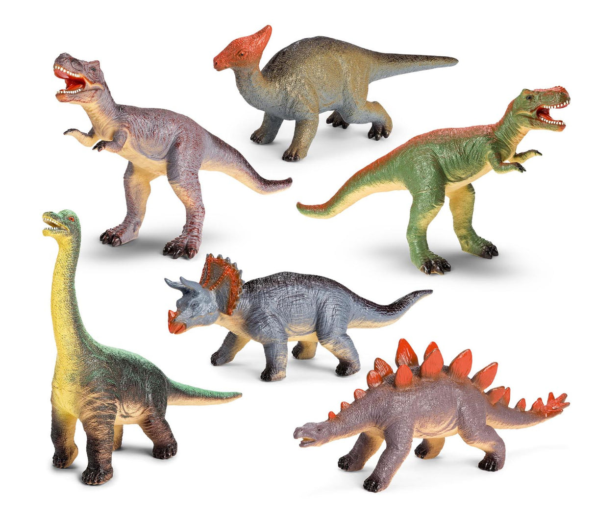Soft Dino 6 Asst. 27-30cm