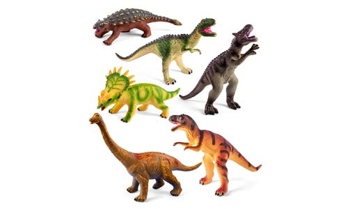 SOFT DINO 6 ASST 26-34 CM